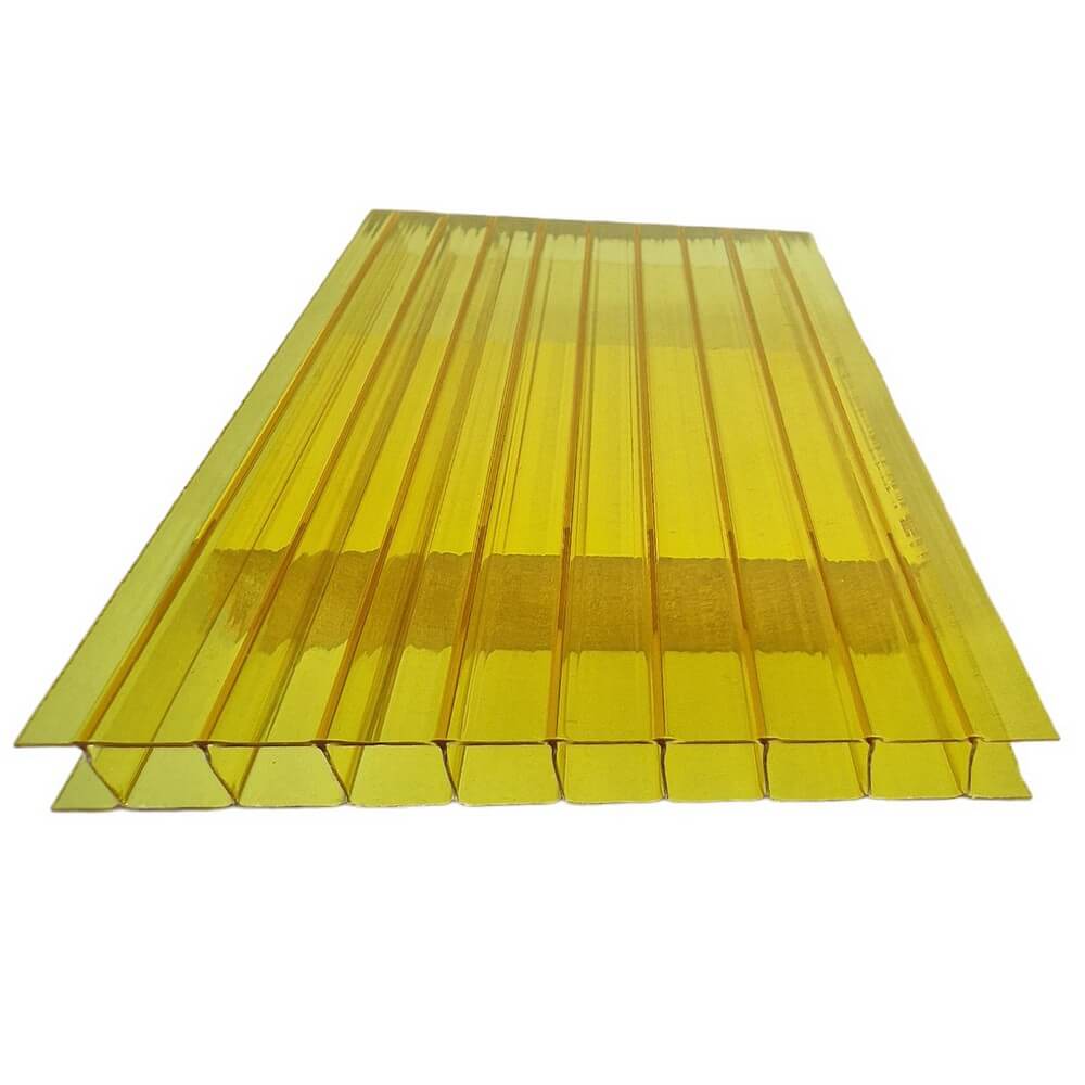 Yellow Polycarbonate Roofing Sheets – Available in Multiple Thicknesses (4 mm to 10 mm)