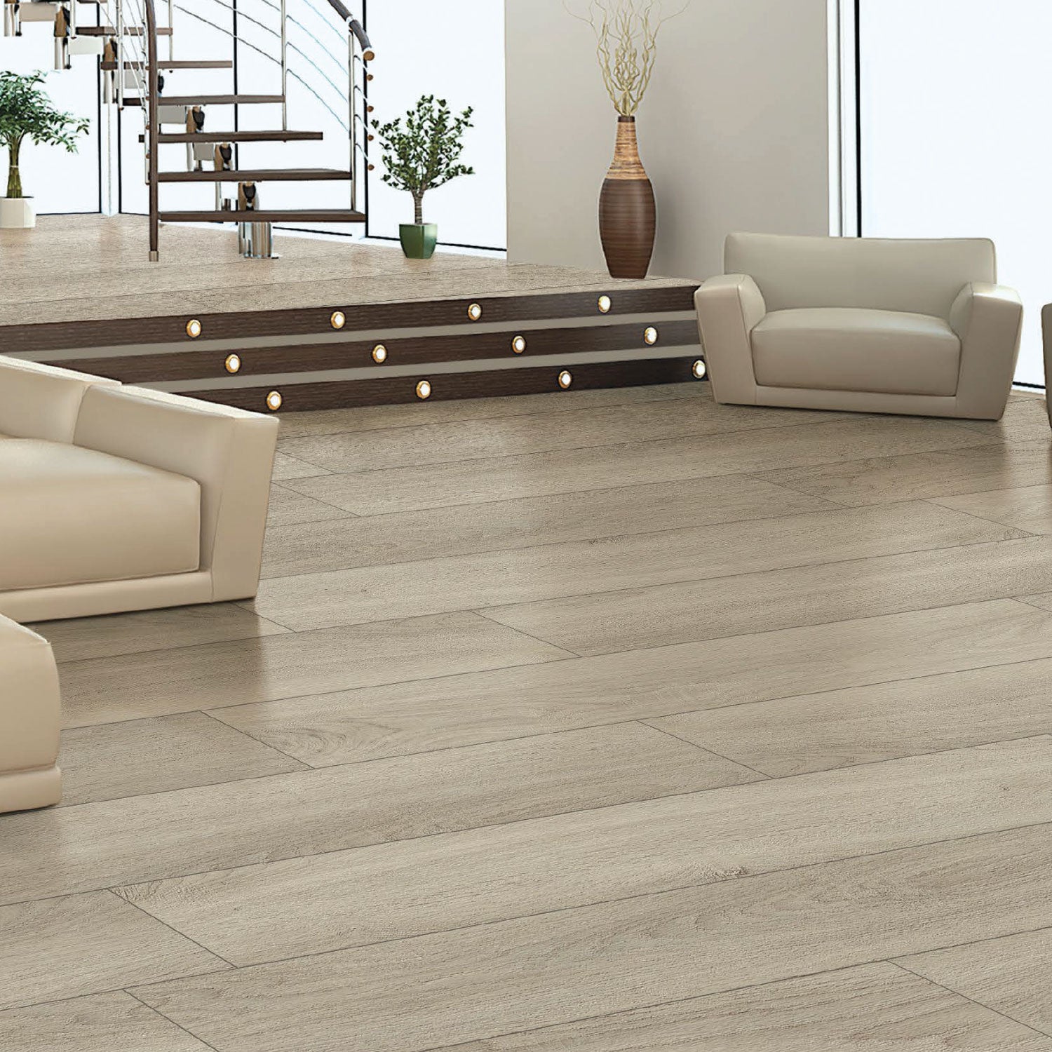 Lily Oak Wenge 5 mm SPC Waterproof Flooring - 181 x 1220 mm