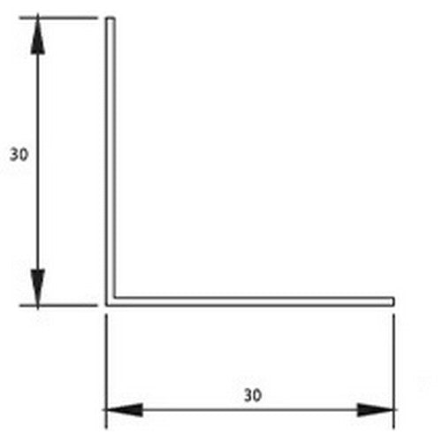 30x30 uPVC alb L Profil unghi pentru ornamente decorative lambriu Accesorii pentru profil