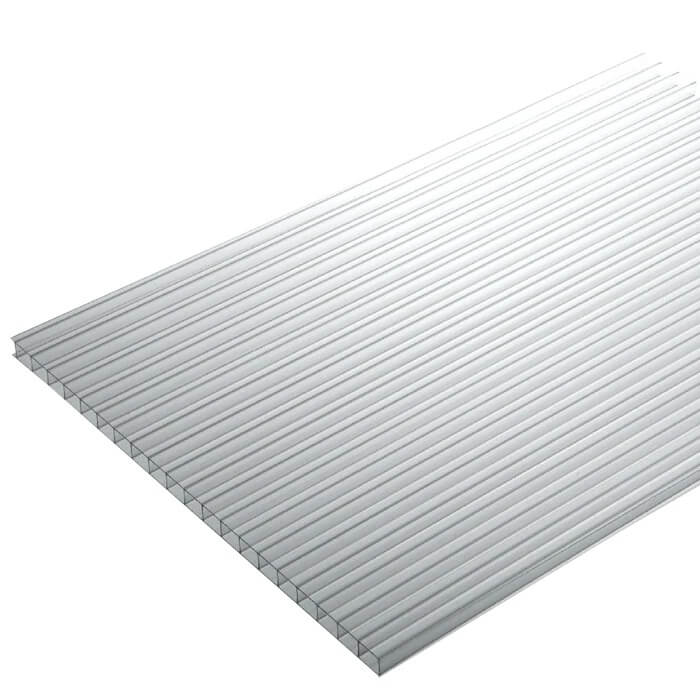 4mm Clear Polycarbonate Greenhouse Roofing Replacement Sheet (70x100) cm