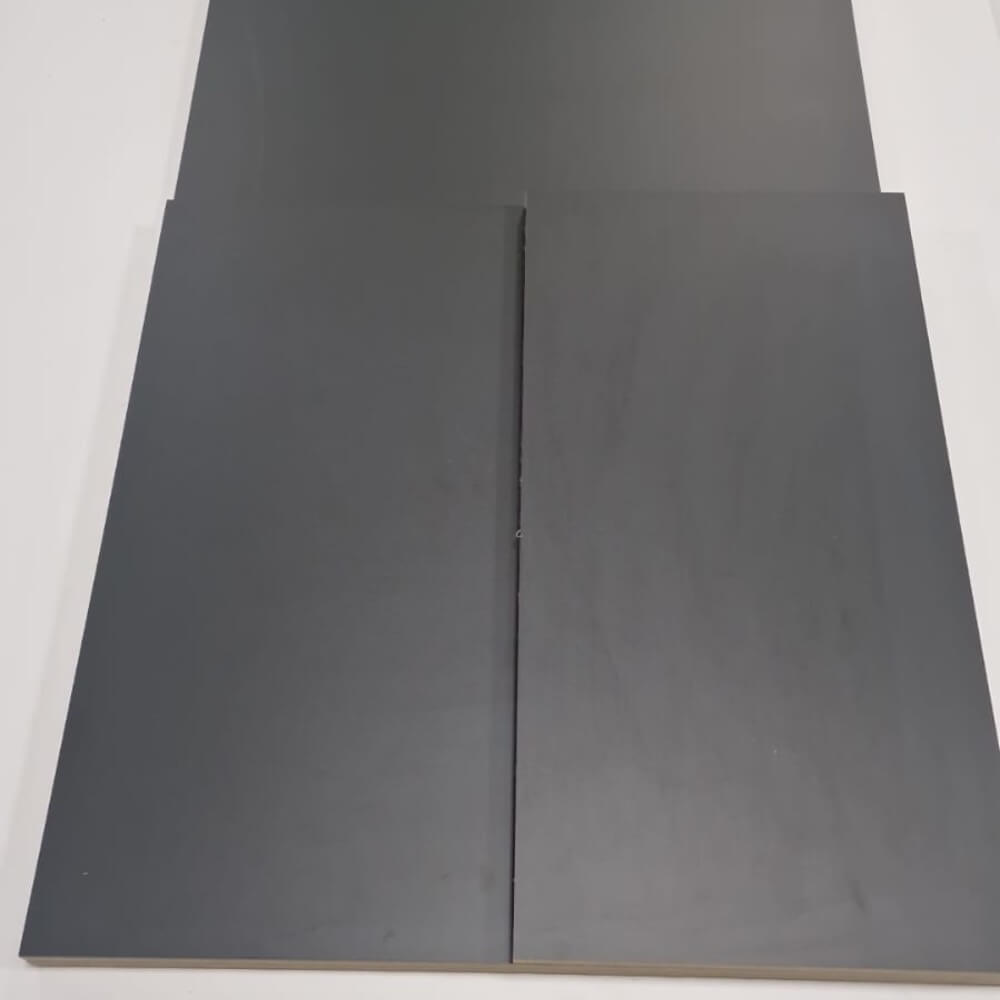 Rafturi dulap de bucătărie Matt Lam Antracit Melamină MDF - Slot dublu de 18 mm