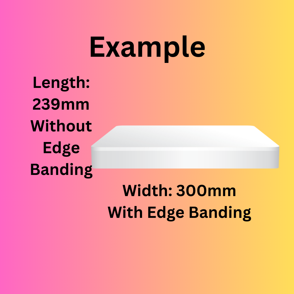 Rafturi dulap de bucatarie HG Lam Placa MDF melaminata alb - 18 mm cu fanta dubla