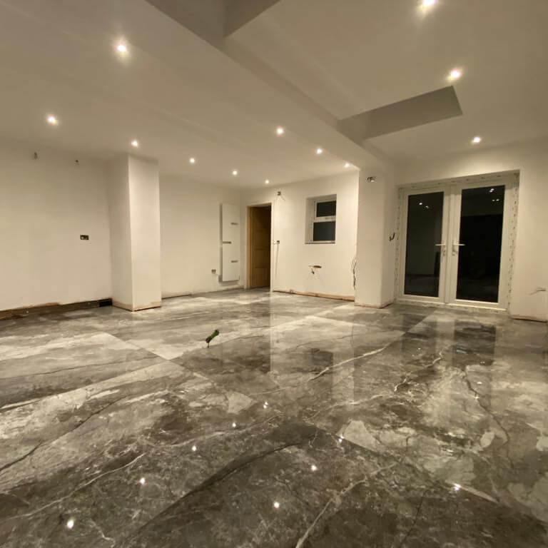 Gresie Orobico Rectificat Format Mare Lustruit Efect Piatră Porțelan 1200x2400mm Pardoseală și Pereți