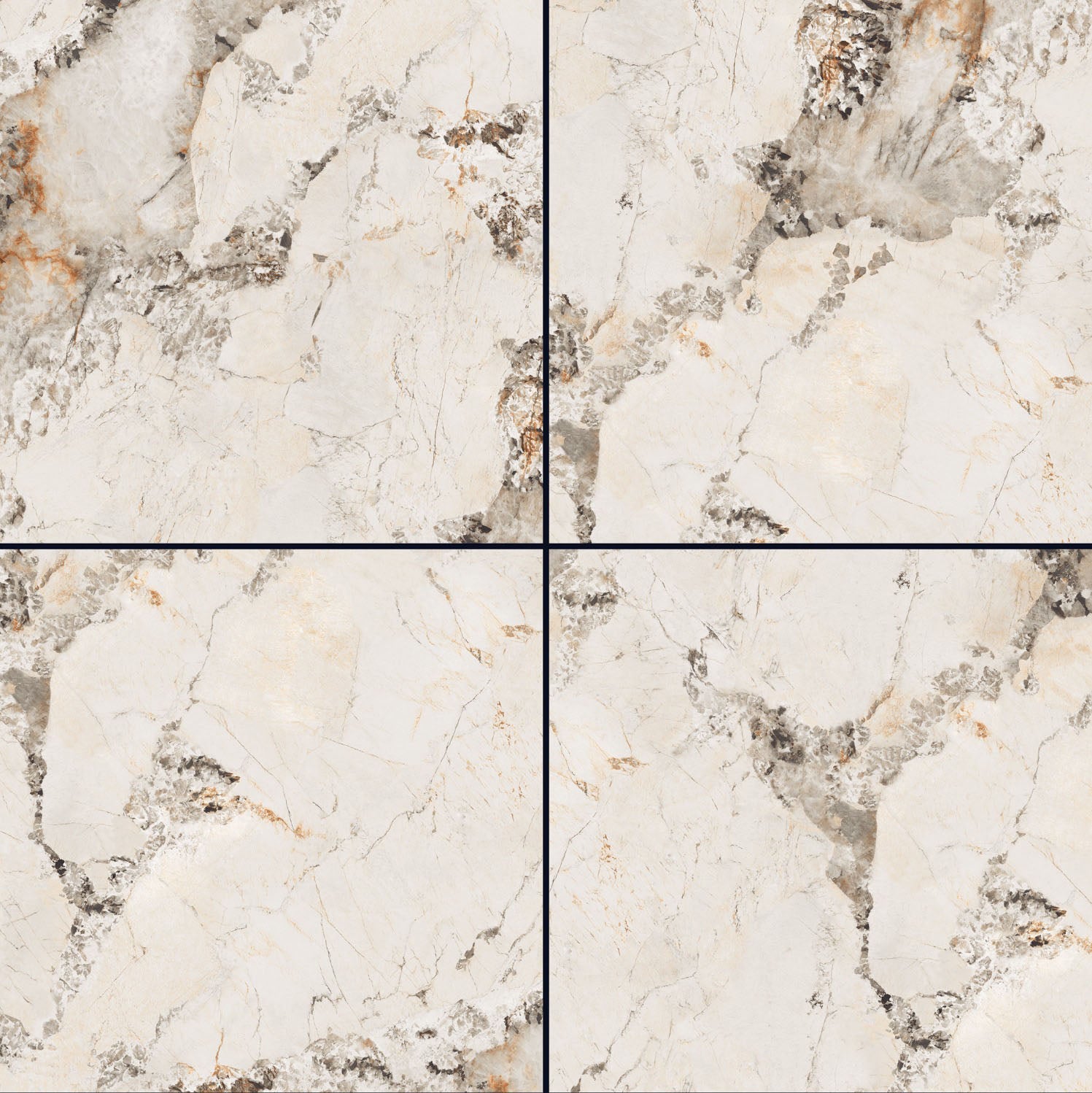 Patagonia Ideal Rectified Glossy Porcelain (600mm x 600mm) Wall And Floor Tiles