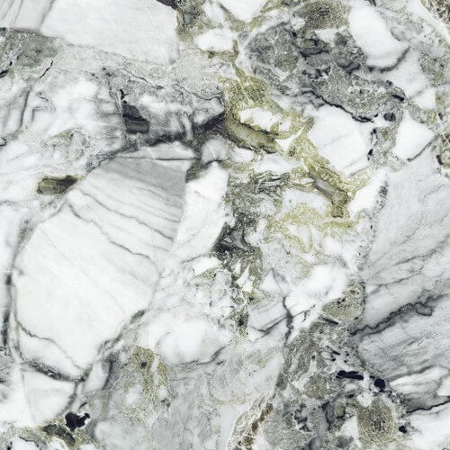 Stonex Green Rectified Glossy Stone Effect Porcelain (1000mm x 1000mm) Wall and Floor Tiles