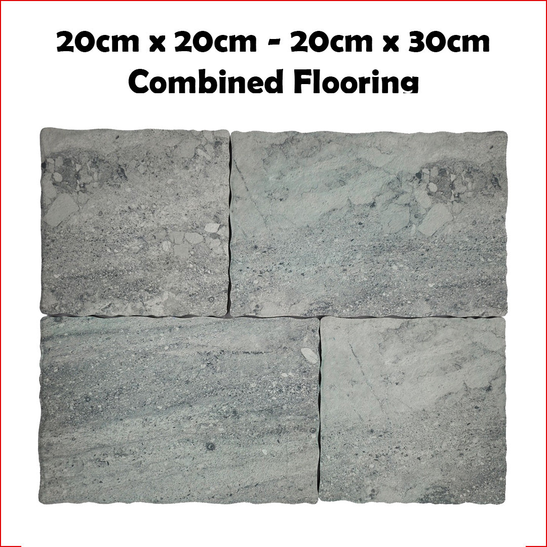 Porțelan mat, rectificat Normandy, 20 mm, 600 x 600 mm, gresie pentru podea pentru interior și exterior