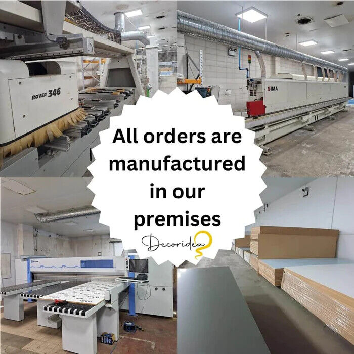 Replacement Kitchen Cabinet Doors - Made to Measure - Optional Hinge Hole Drilling - Universal Fit