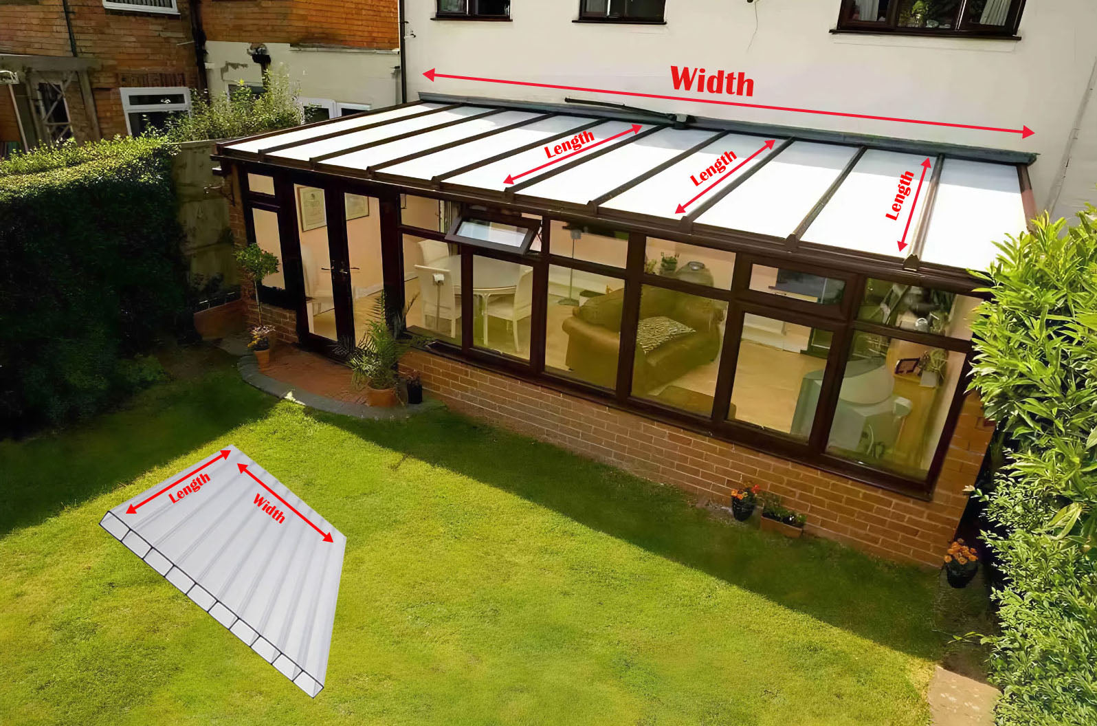 Blue Polycarbonate Roofing Sheets – Available in Multiple Thicknesses (4 mm to 10 mm)