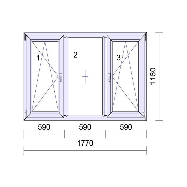 UPVC lewa lub prawa i górna zawieszona rama okienna z podwójnymi szybami i szkłem 85 mm UK 3 Uszczelka - wiele rozmiarów