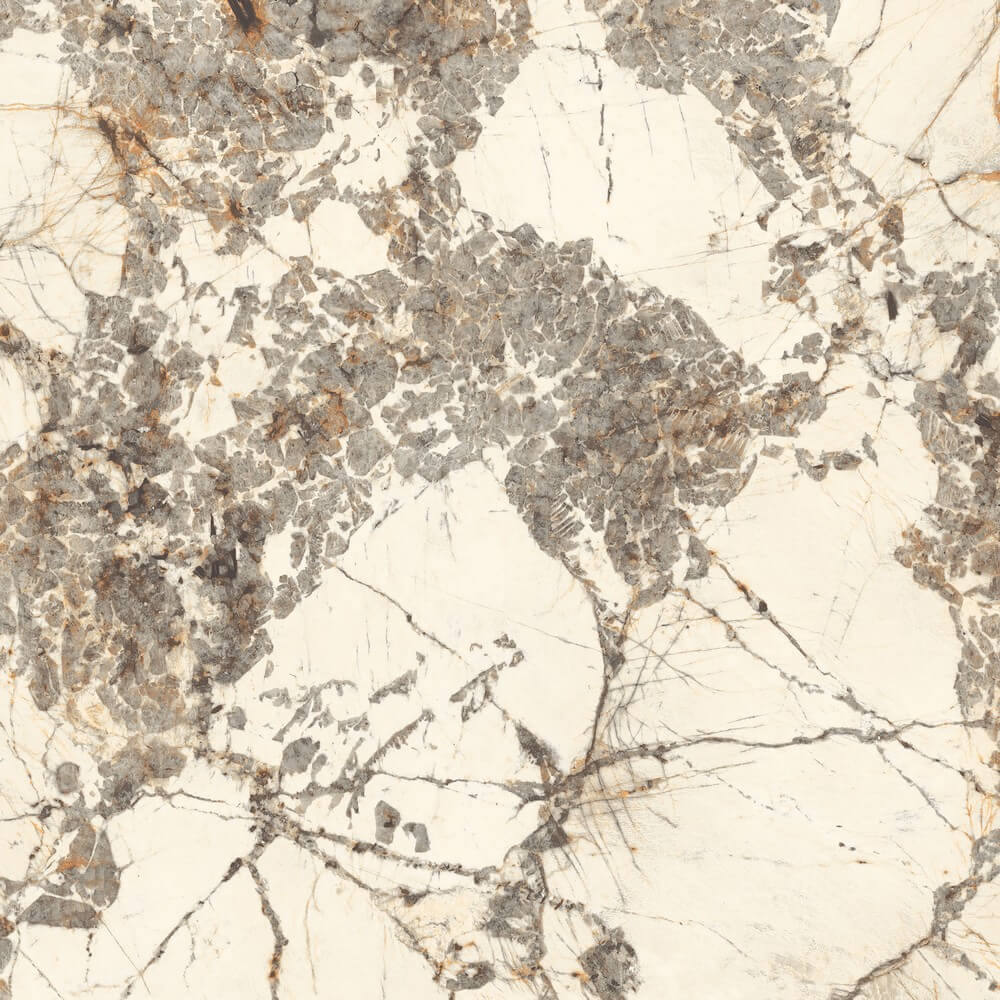 Alaska Europa Rectified Glossy Stone Effect Porcelain (800mm x 800mm) Wall and Floor Tiles