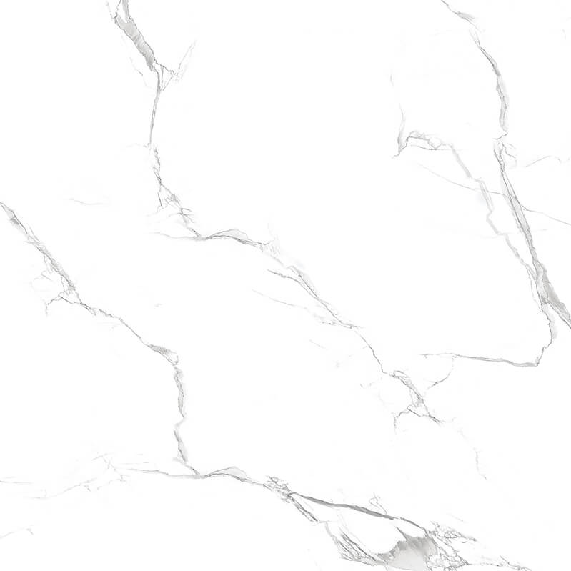 Alaska White Rectified Polished Porcelain (600mm x 600mm) Wall and Floor Tiles