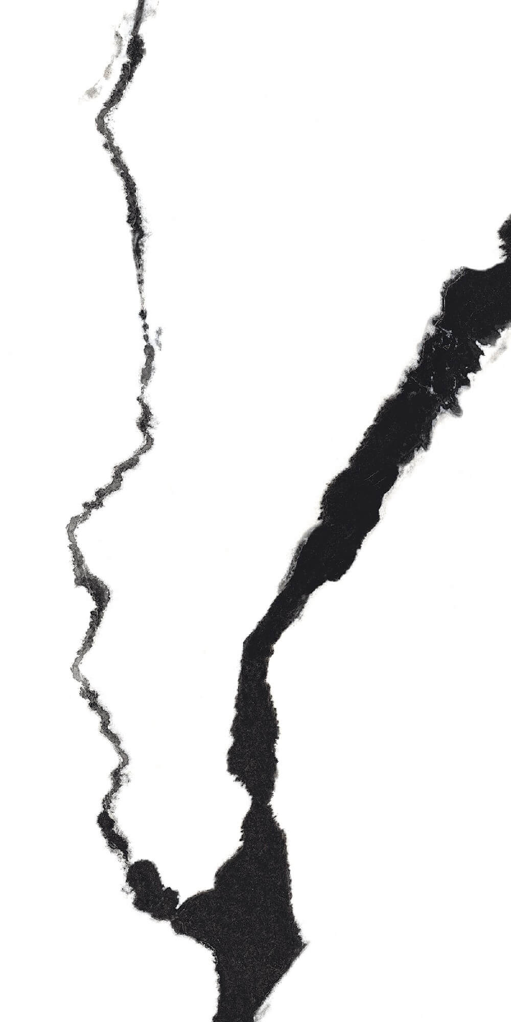 Black Panda Rectified Large Format Polished Stone Effect Porcelain (800mm x 1600mm) Floor & Wall Tiles