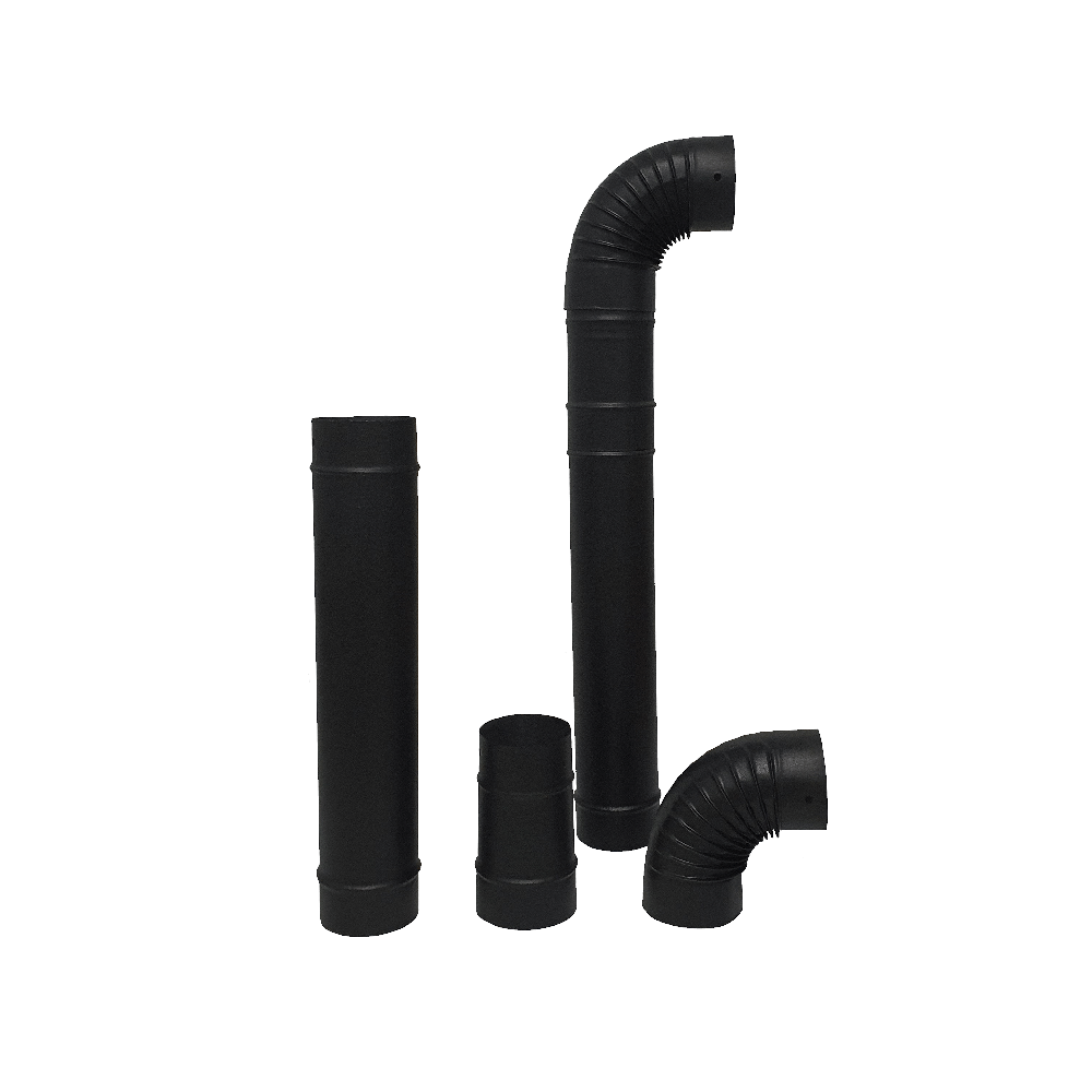 Black Matte Stove Flue Pipe