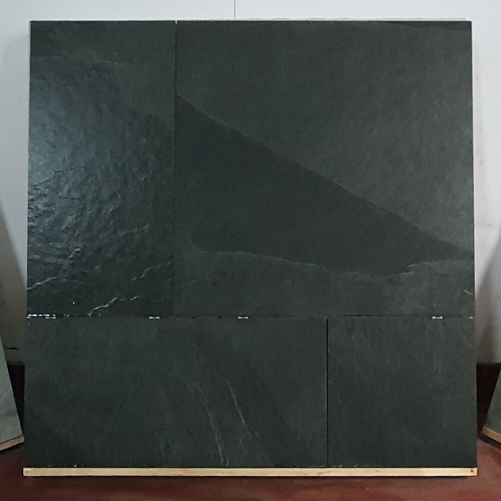 Brazilian Black Rectified Matt Porcelain 20mm (600mm x 600mm) Indoor and Outdoor Floor Tile