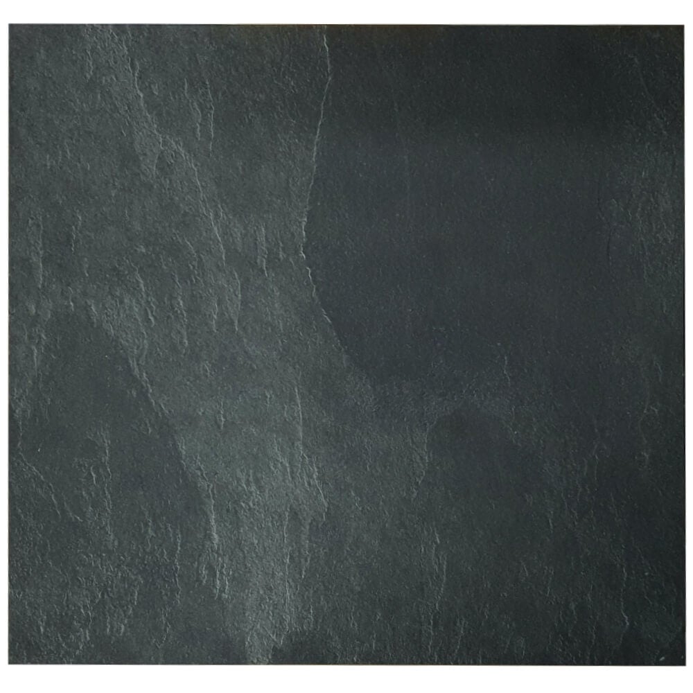 Brazilian Black Rectified Matt Porcelain 20mm (600mm x 600mm) Indoor and Outdoor Floor Tile