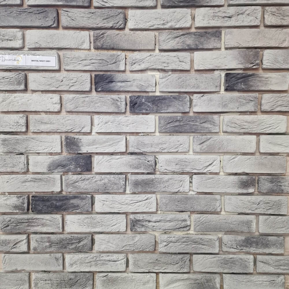 Bristol Night Grey Reclaimed Effect Multi Brick Slips