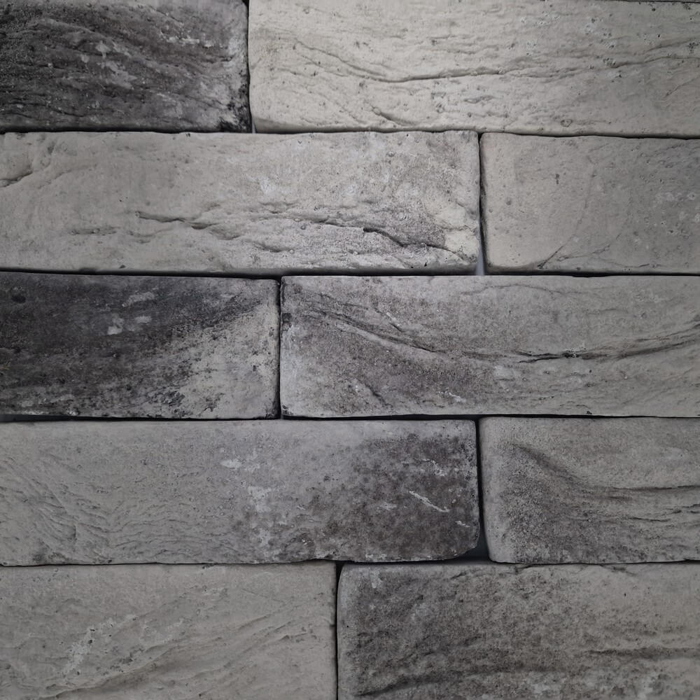Bristol Night Grey Reclaimed Effect Multi Brick Slips