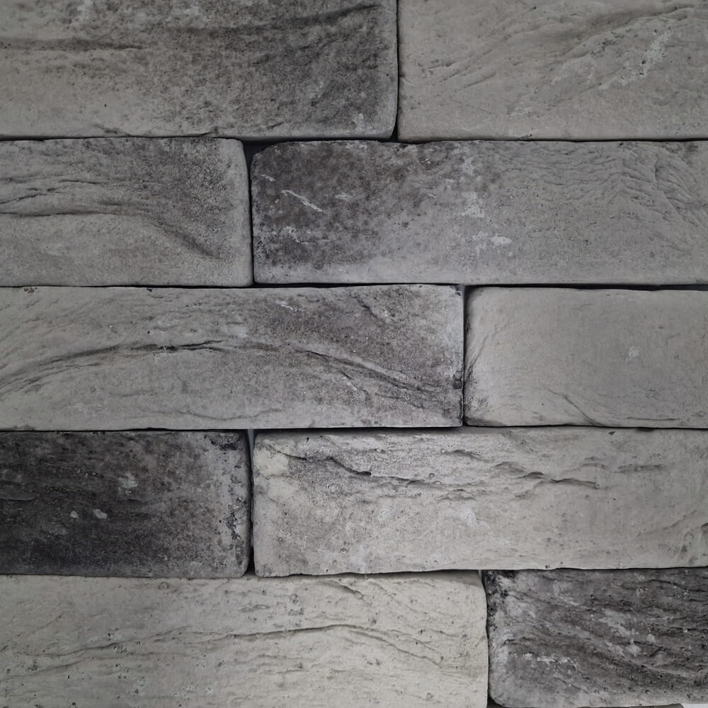 Bristol Night Grey Reclaimed Effect Multi Brick Slips