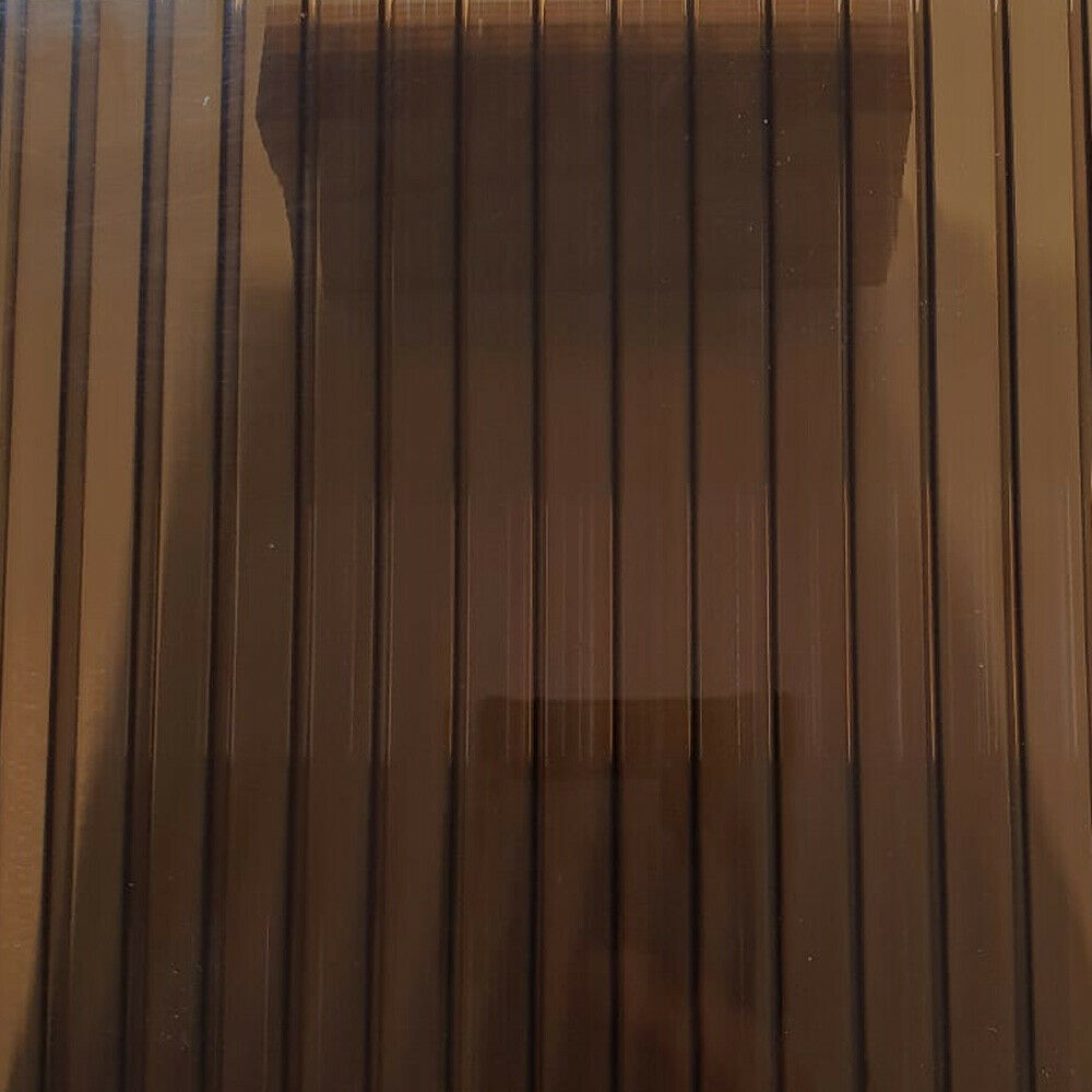 Placă de acoperiș din policarbonat de 16 mm Bronz Dimensiuni diferite 10 ani garanție Protecție UV