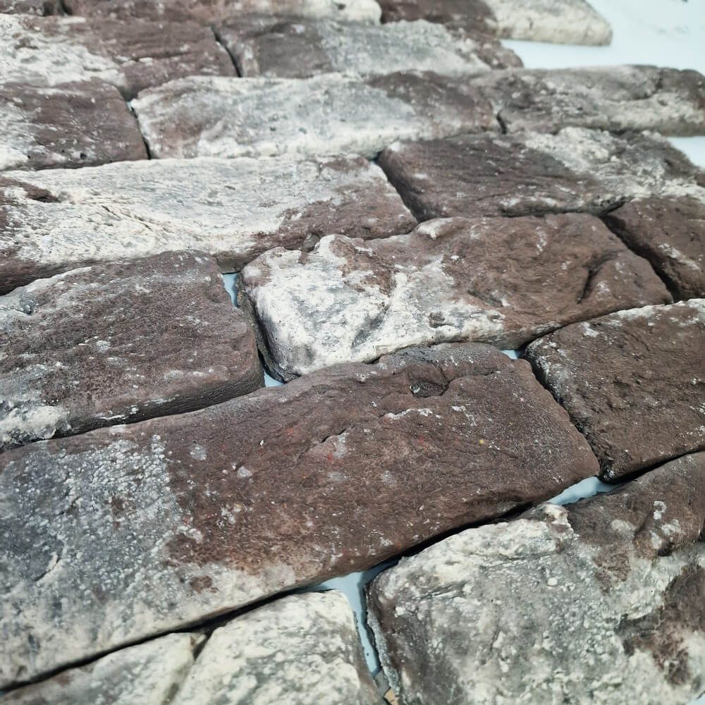 Cardiff Dark Fig Reclaimed Effect Multi Brick Slips