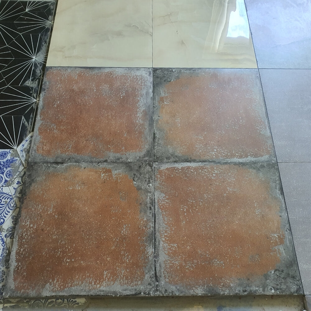 Cimento Brown Rectified Matt Semi Porcelain (600mm x 600mm) Wall and Floor Tiles