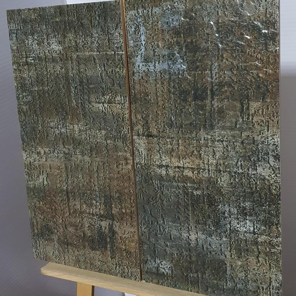 Continent 3D (300mm x 600mm) Decorative Rectified Matt Ceramic Wall Tile