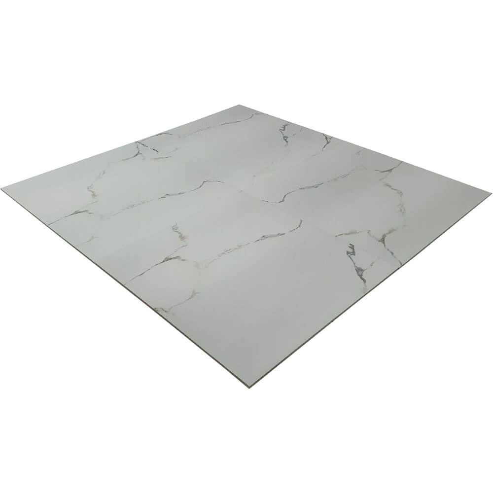 Creta Statuario Rectified Matt Stone Effect Porcelain (800mm x 800mm) Wall and Floor Tiles