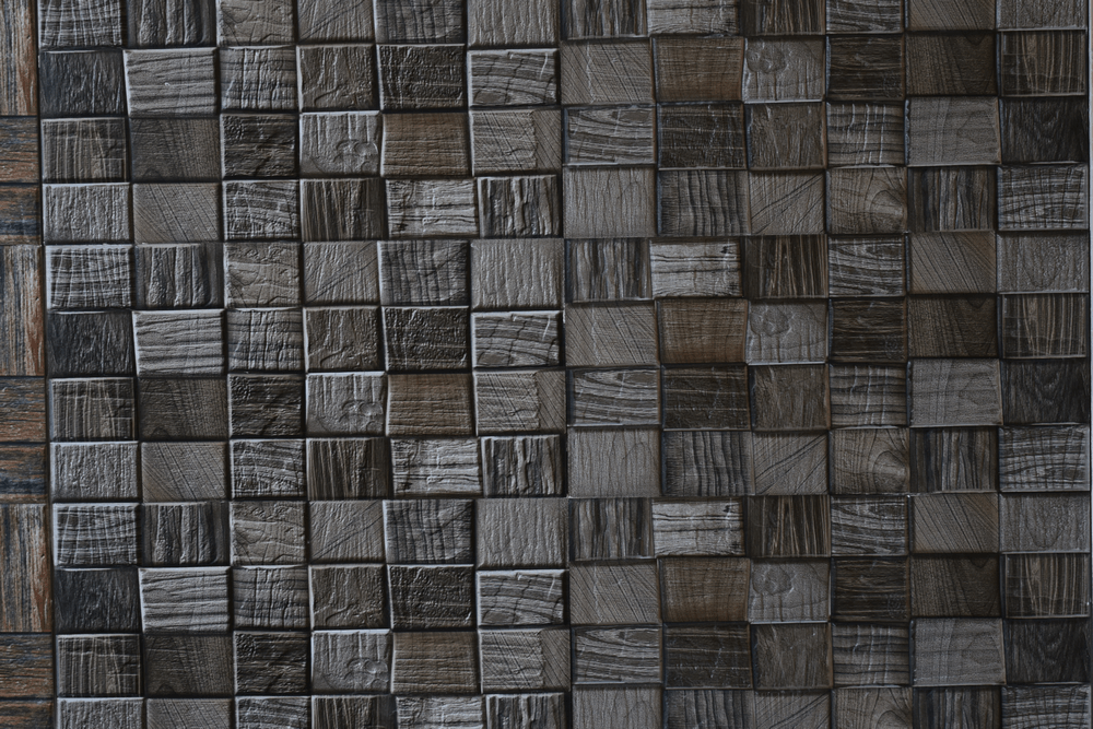 Ebony Grey Split Face Rectified Matt Porcelain (300mm x 600mm) Wall Tile