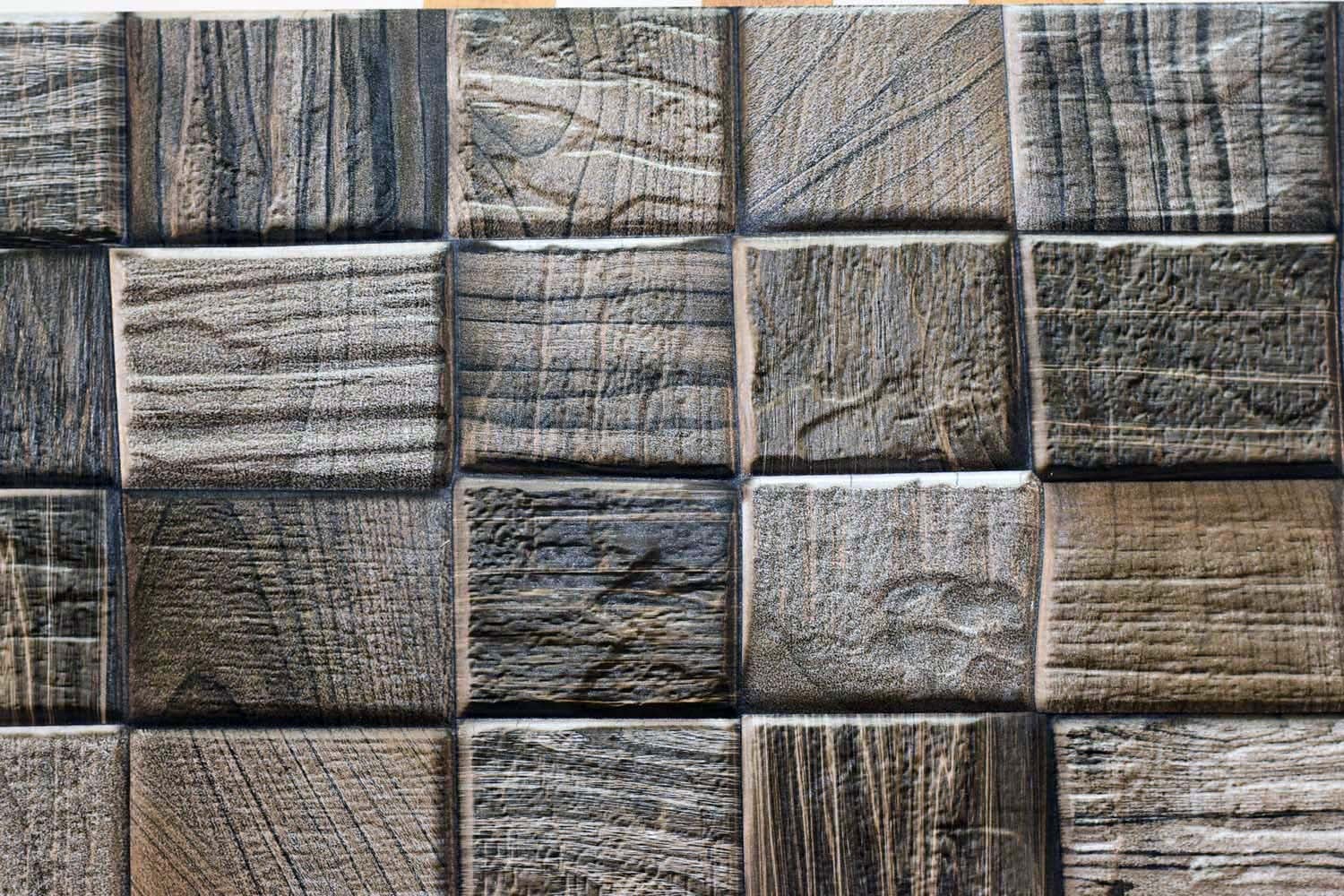 Ebony Grey Split Face Rectified Matt Porcelain (300mm x 600mm) Wall Tile