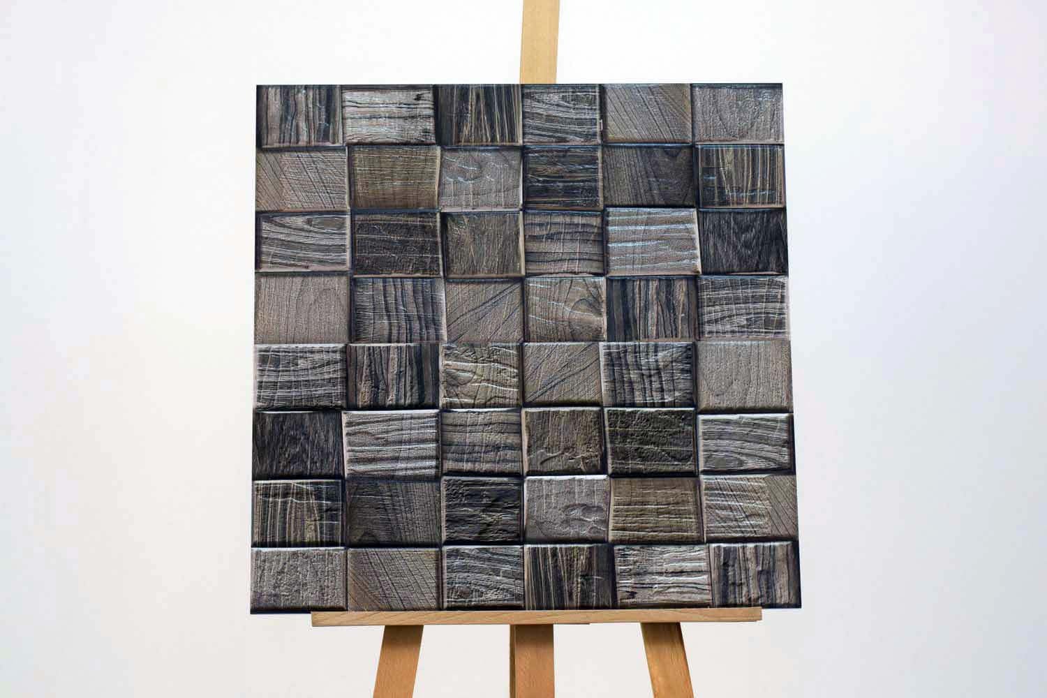 Ebony Grey Split Face Rectified Matt Porcelain (300mm x 600mm) Wall Tile