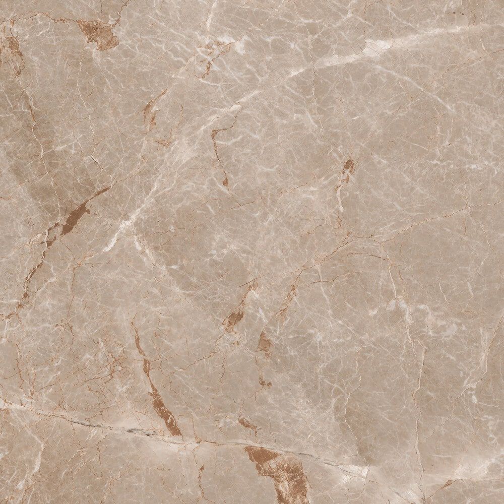 Porțelan Embrace Brown, rectificat lucios, cu efect de piatră, 800x800mm, gresie și podea