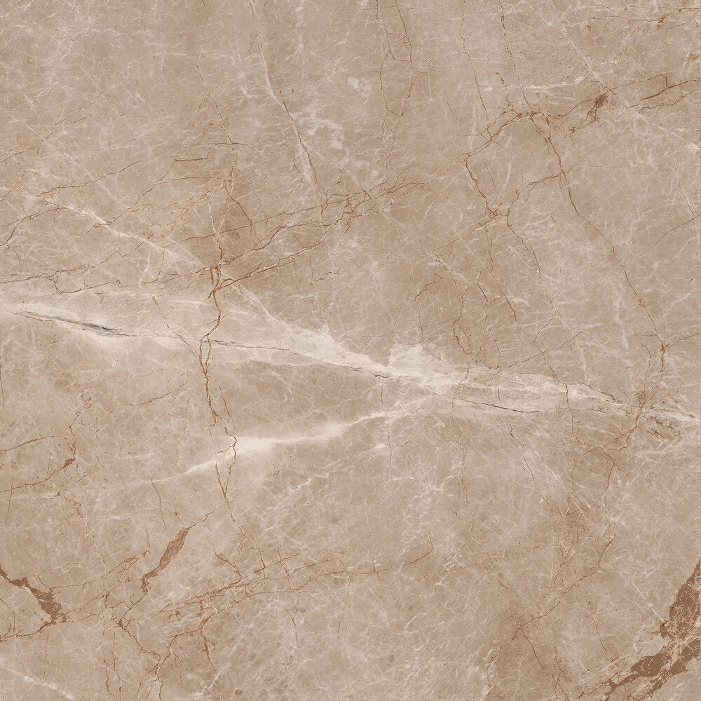 Porțelan Embrace Brown, rectificat lucios, cu efect de piatră, 800x800mm, gresie și podea