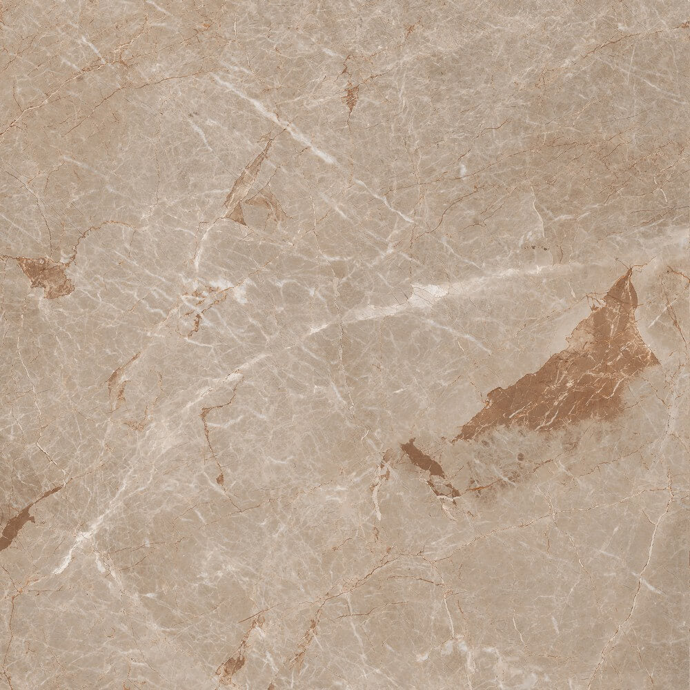 Porțelan Embrace Brown, rectificat lucios, cu efect de piatră, 800x800mm, gresie și podea