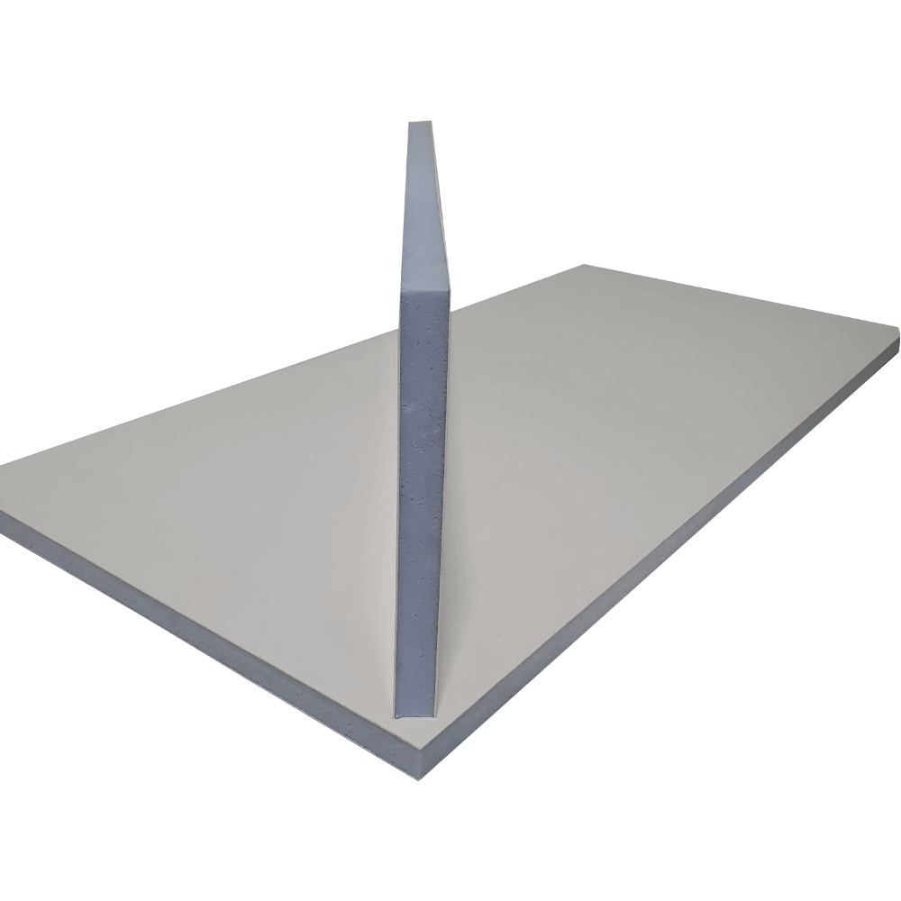 Panou plat alb uPVC 28mm