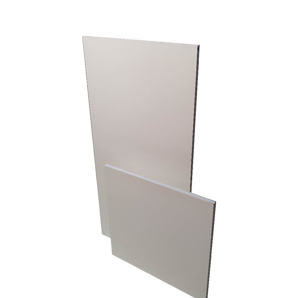 Panou plat alb uPVC 28mm