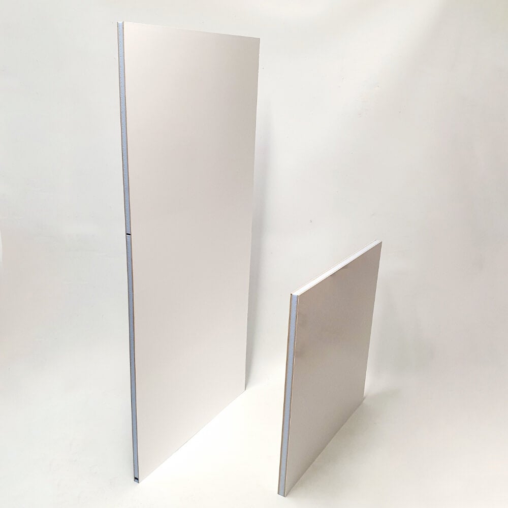 Panou plat alb uPVC 28mm