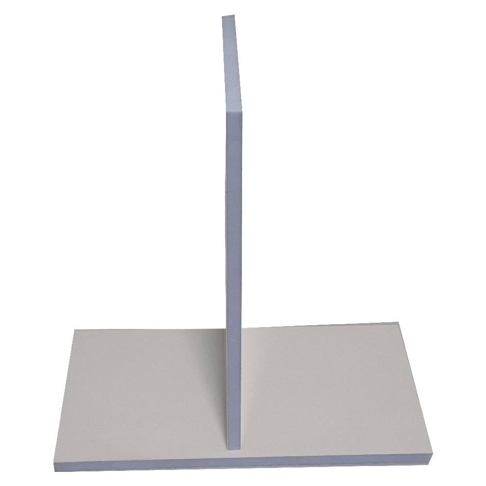 Panou plat alb uPVC 28mm