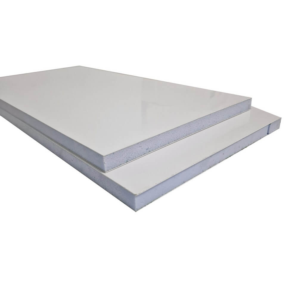Panou plat alb uPVC 28mm