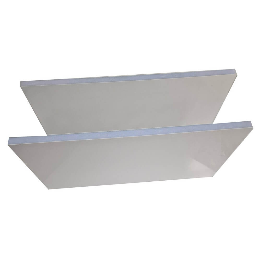 Panou plat alb uPVC 28mm