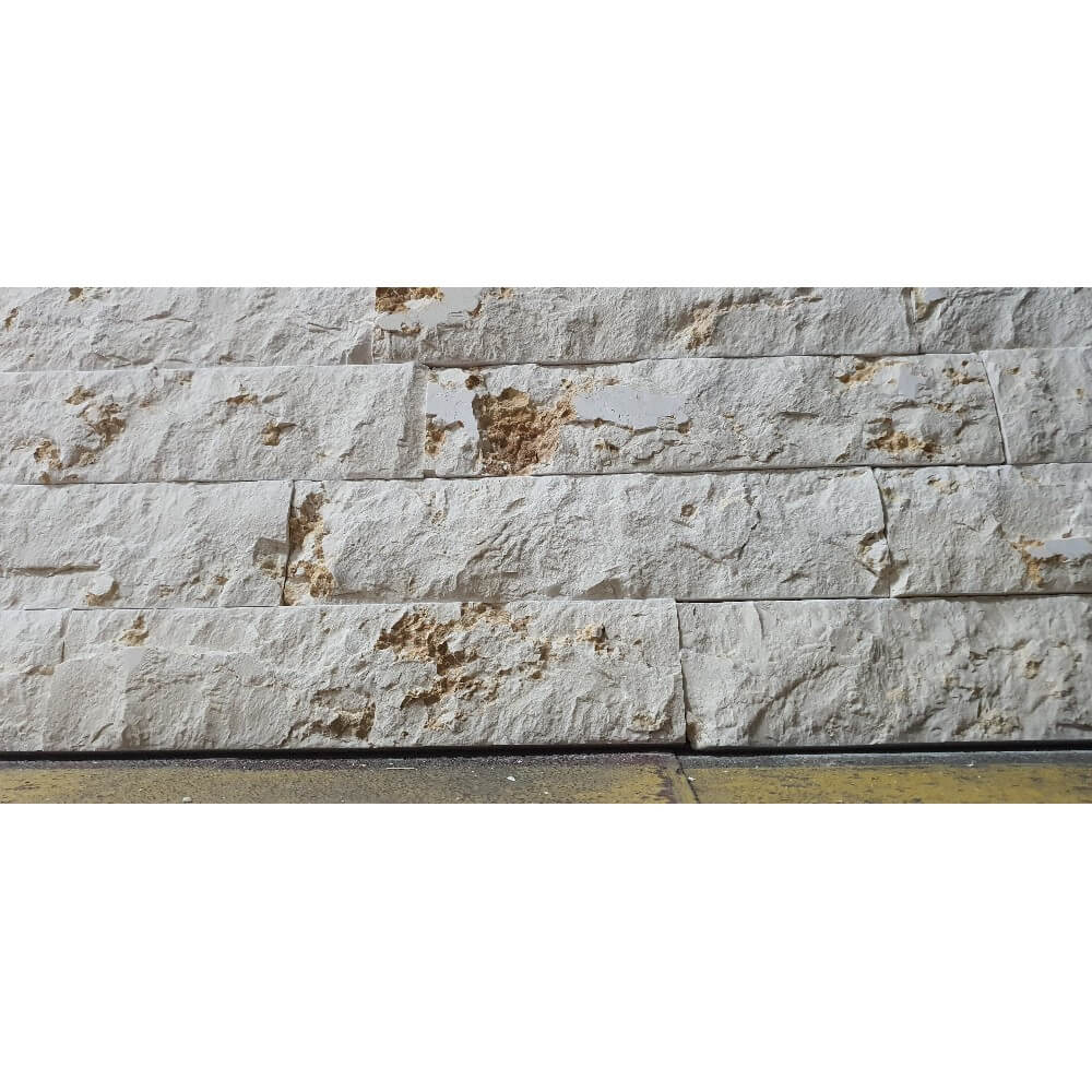 Galala Natural Stone Marble Split Face (300mm x 70mm) Decorative Wall Tile