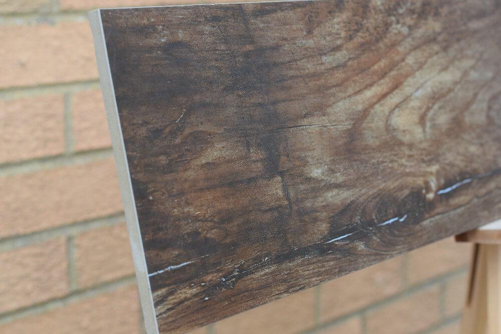 Hony Wood Brown rectificat mat porțelan 195x1200mm gresie și faianta