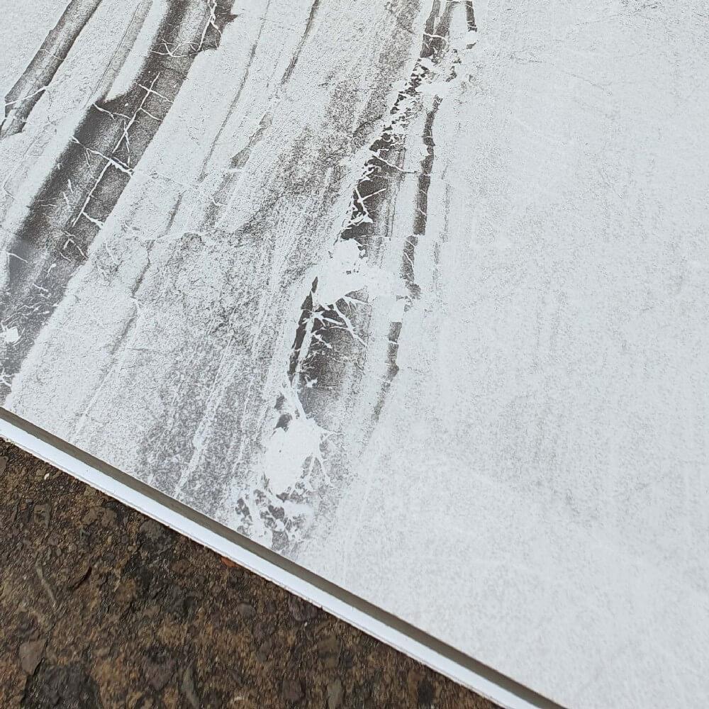 Porțelan cu efect de piatră lustruit, rectificat, format mare, 1200x1200mm, Jupiter Bianco