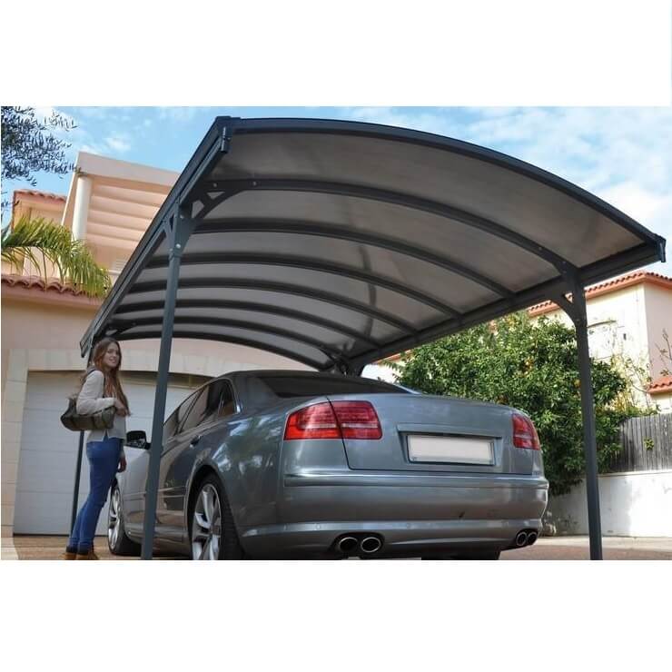 Placă de acoperiș din policarbonat de 16 mm Bronz Dimensiuni diferite 10 ani garanție Protecție UV