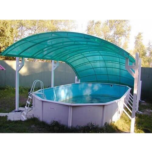 Placă de acoperiș din policarbonat de 16 mm Bronz Dimensiuni diferite 10 ani garanție Protecție UV