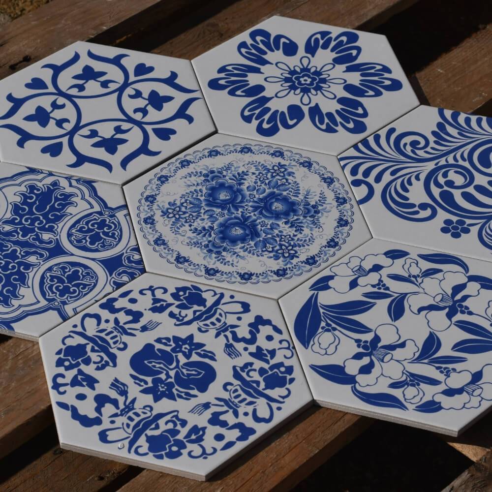 Gresie Lotus Hexagon Matt Ceramic 200x230mm