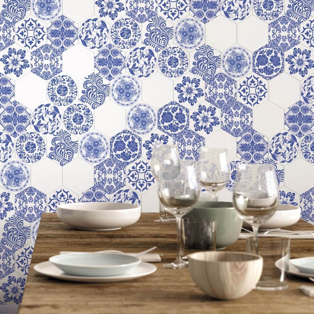 Gresie Lotus Hexagon Matt Ceramic 200x230mm