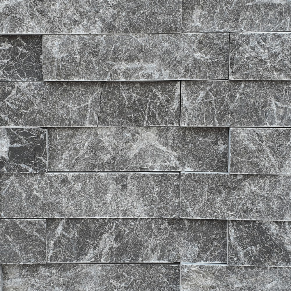 M10 Black Romeo Travertin Split Face 300x300mm Placi decorative mate