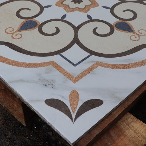 Medallion Natural Rectified Polished Porcelain (600mm x 600mm) Wall and Floor Tiles