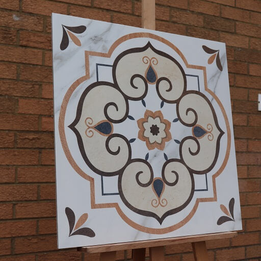 Medallion Natural Rectified Polished Porcelain (600mm x 600mm) Wall and Floor Tiles