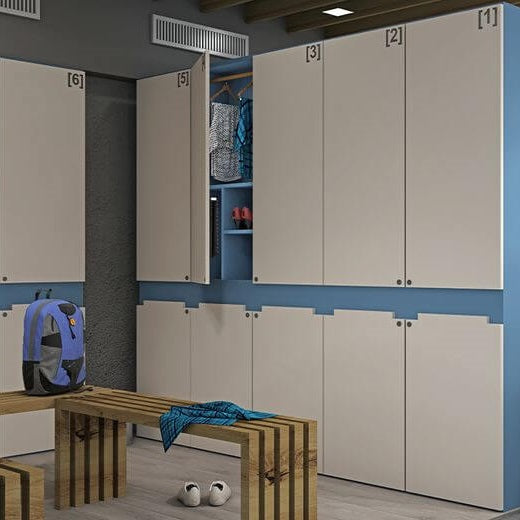 Rafturi dulap de bucatarie Matt Lam Placa MDF melaminata alb - 18 mm cu fanta dubla